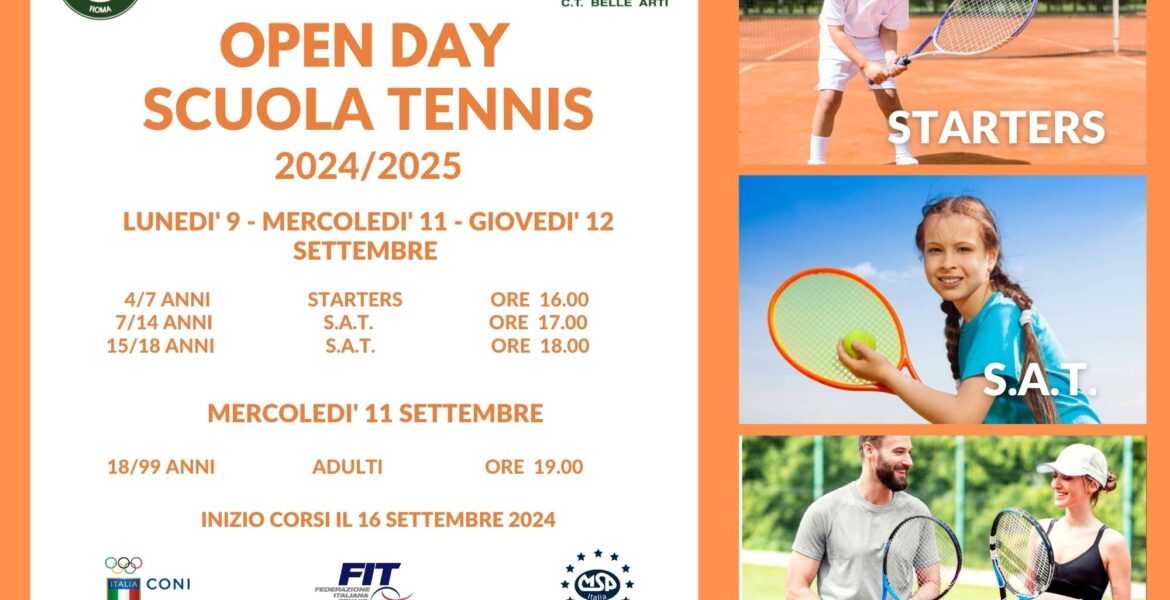 OPEN DAY TENNIS 2024